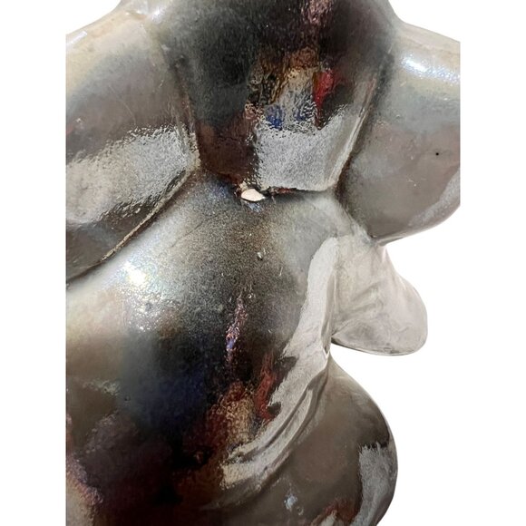 Set Of 3 Vintage Ceramic Elephant Figurines Made in Brazil - Picture 5 of 7